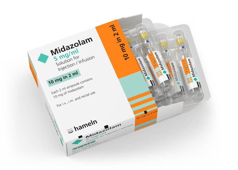 Midazolam o benzodiazepina